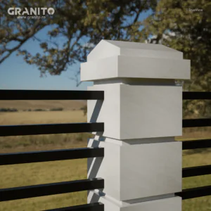 Capace pentru Gard Marmură Rușchița Alb - Image 9