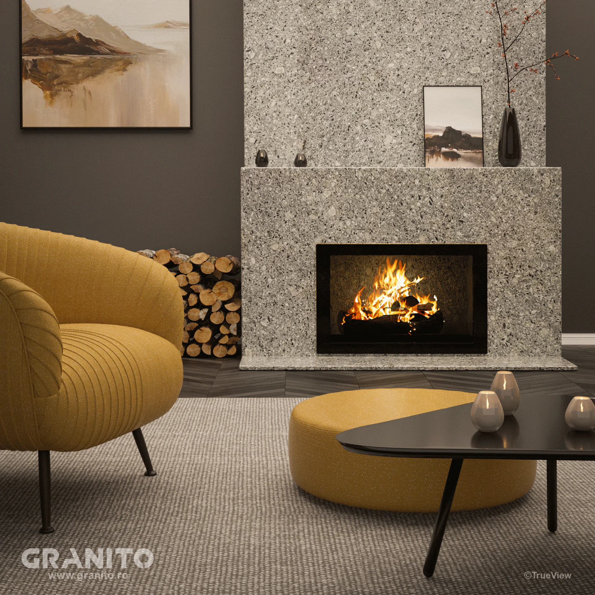 Șeminee Andezit Pietroasa - Image 2