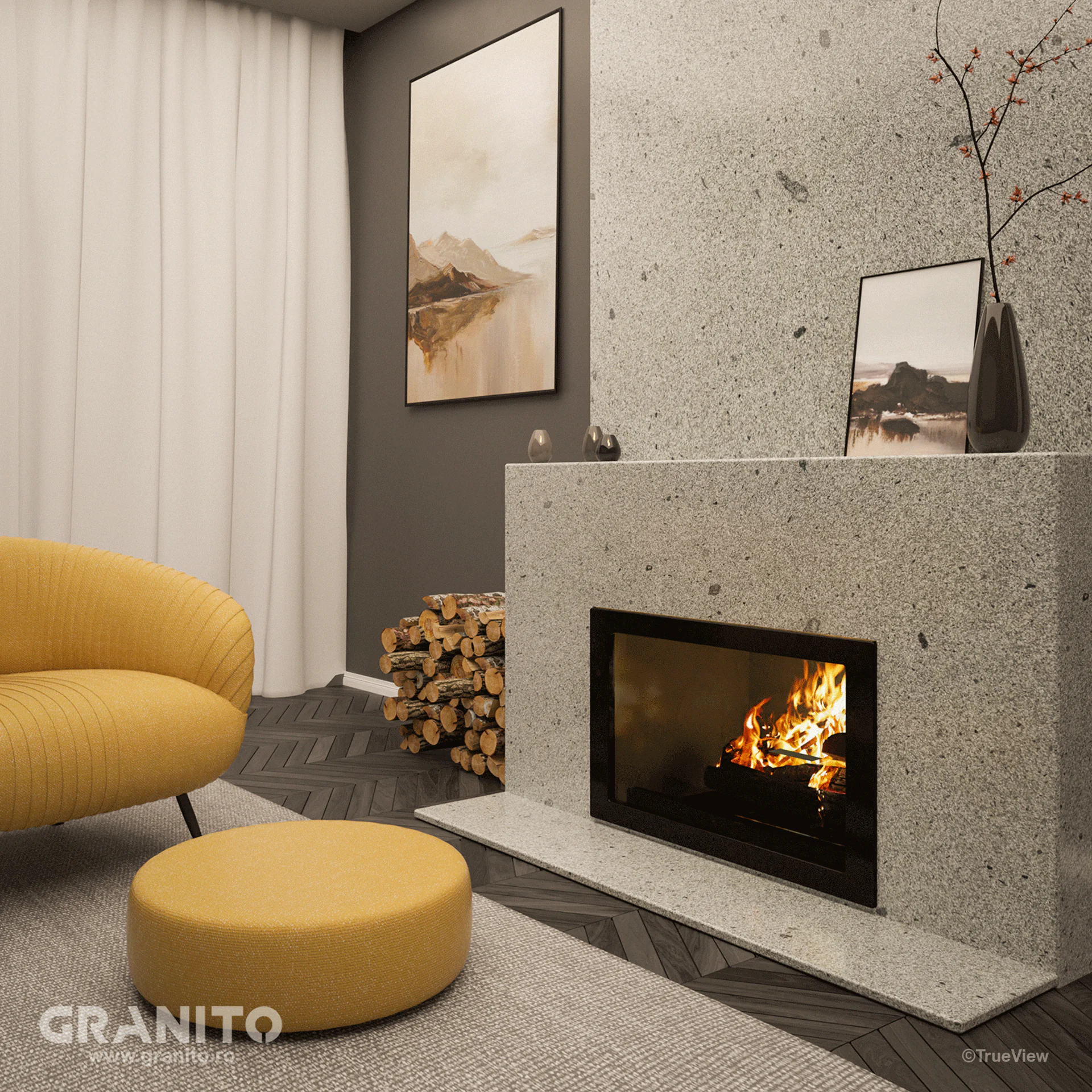 Șeminee Andezit Ilva - Image 1