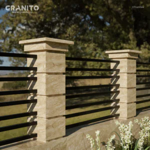 Capace pentru Gard Marmură Breccia Sarda - Image 2