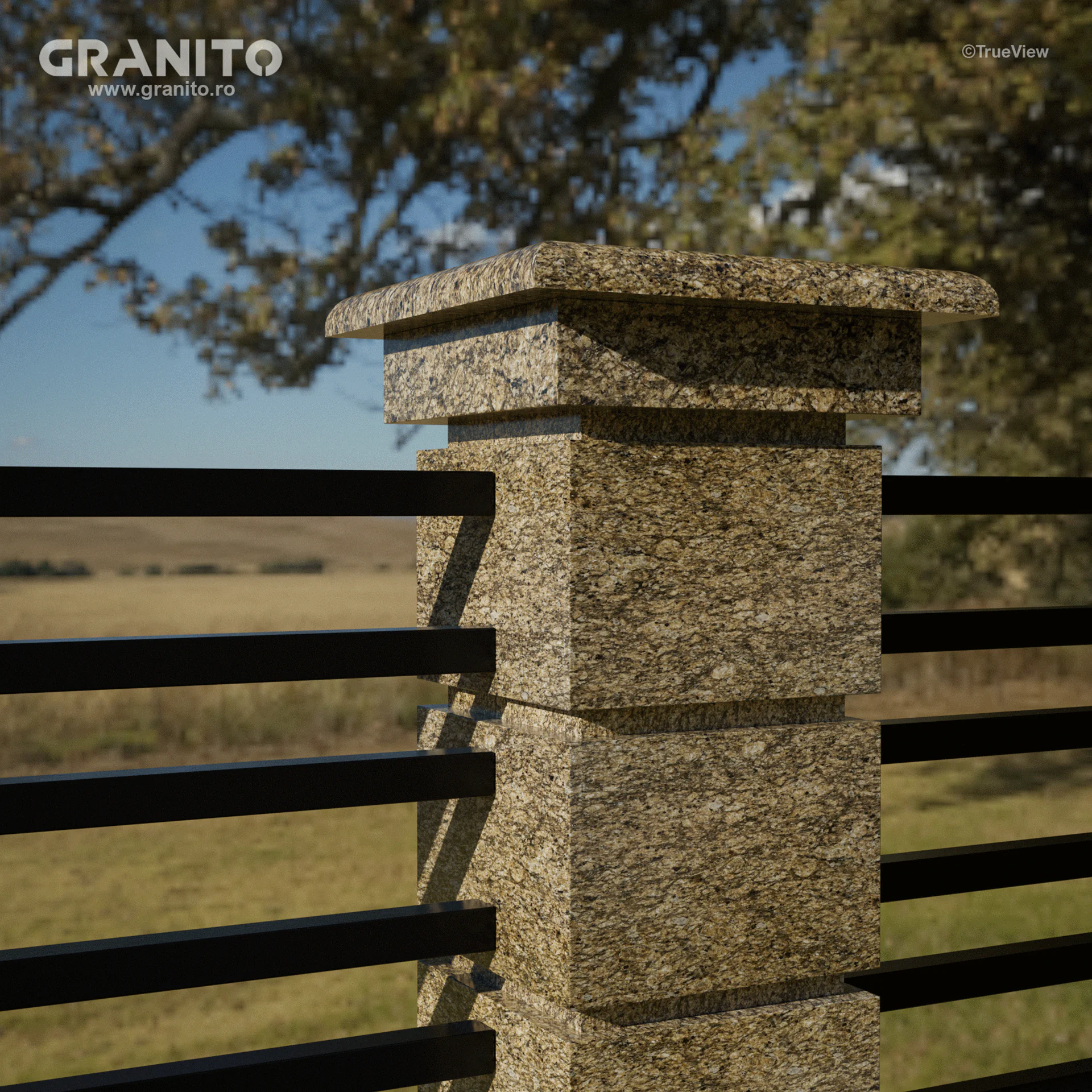 Capace pentru Gard Granit Veneciatus - Image 6