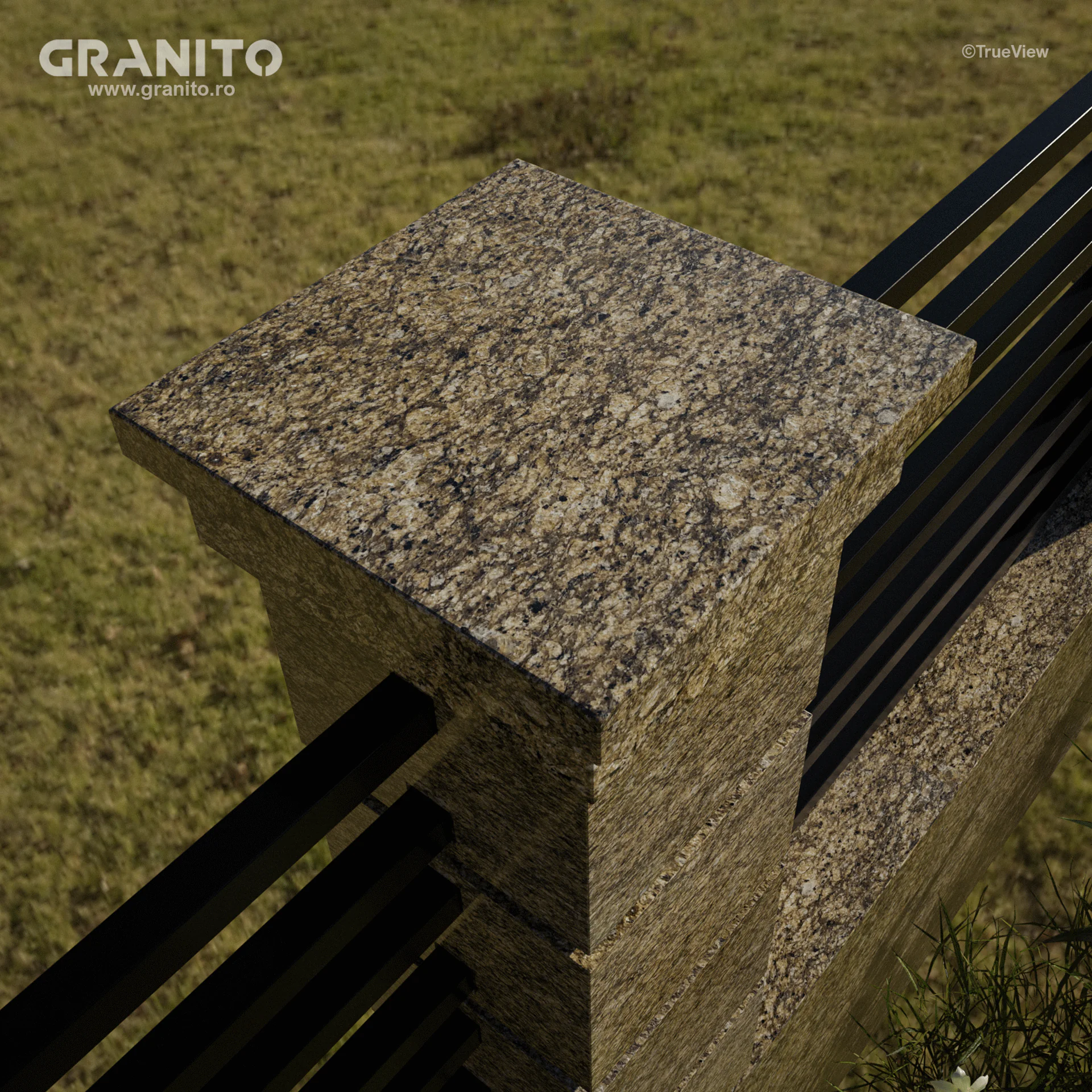 Capace pentru Gard Granit Veneciatus - Image 3