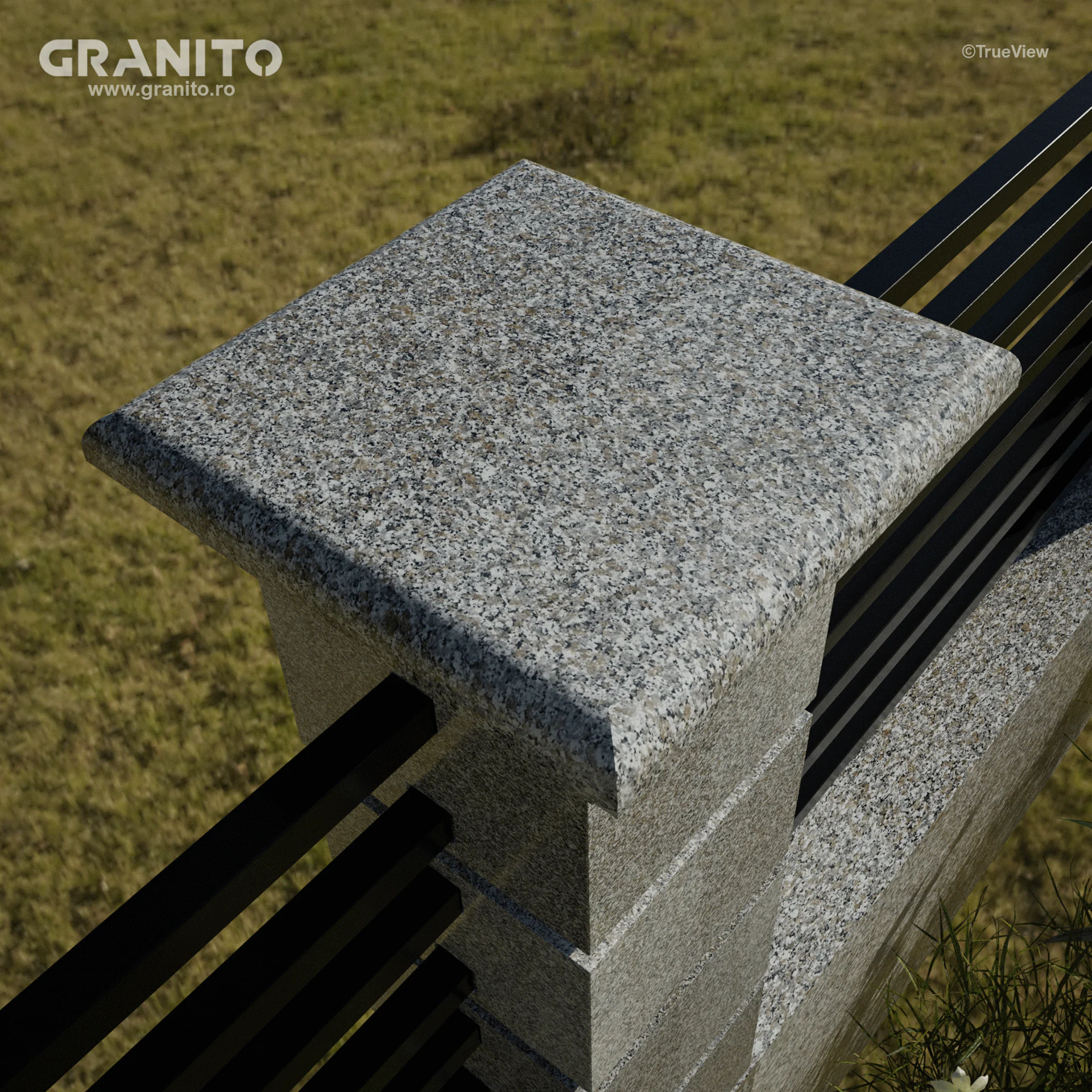 Capace pentru Gard Granit Rosa Beta - Image 3