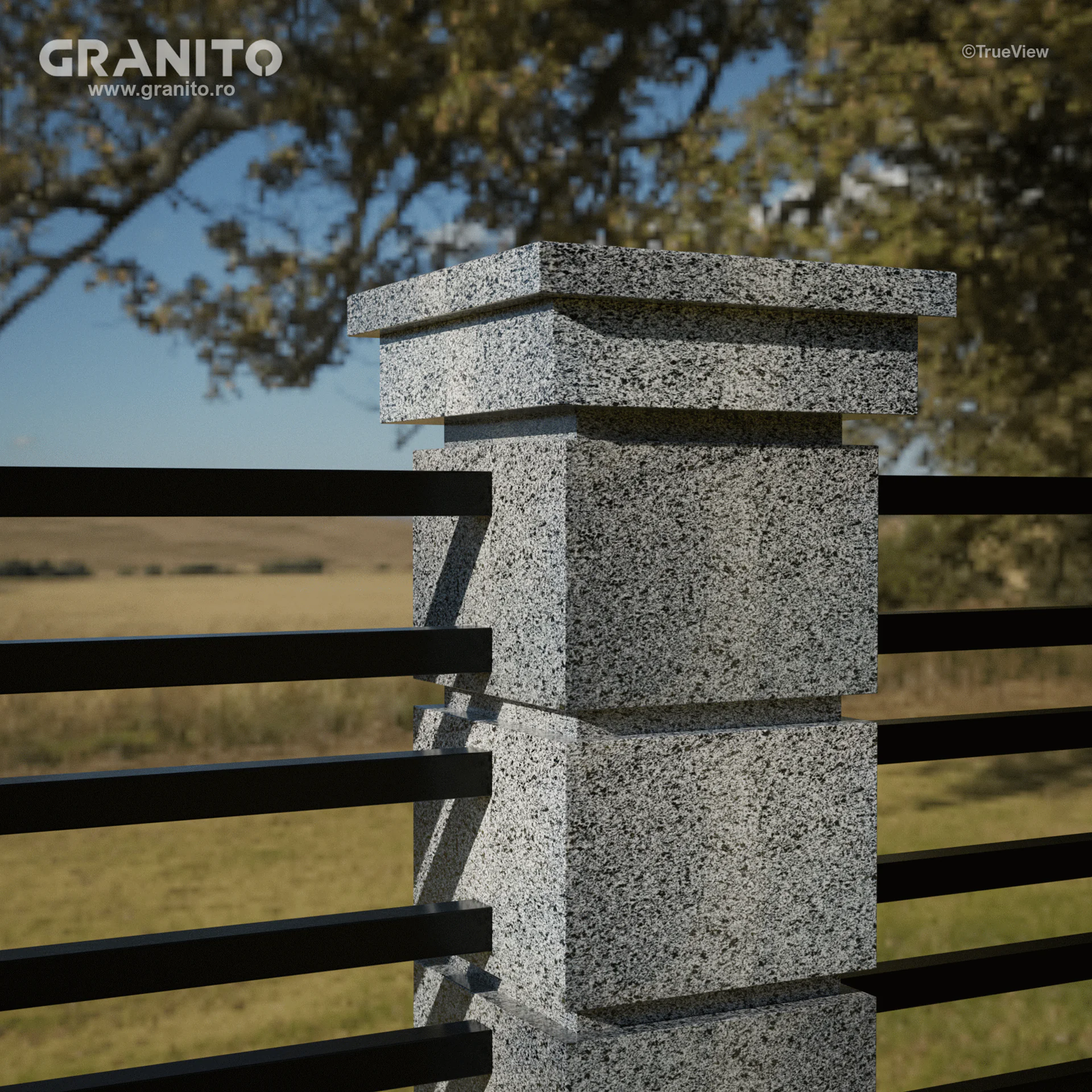 Capace pentru Gard Granit New Halayeb - Image 1