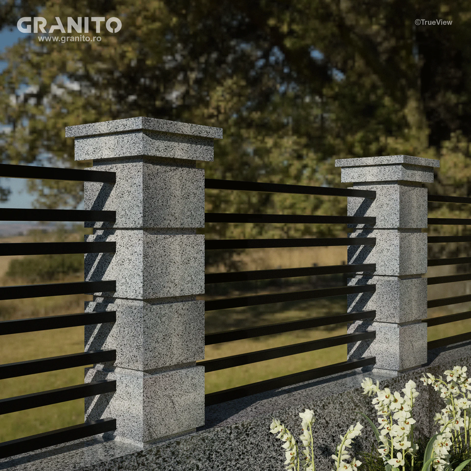 Capace pentru Gard Granit New Halayeb - Image 3