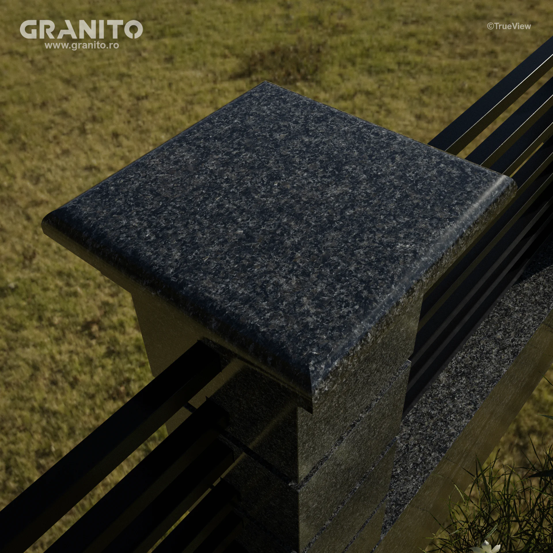 Capace pentru Gard Granit Nero Africa - Image 1