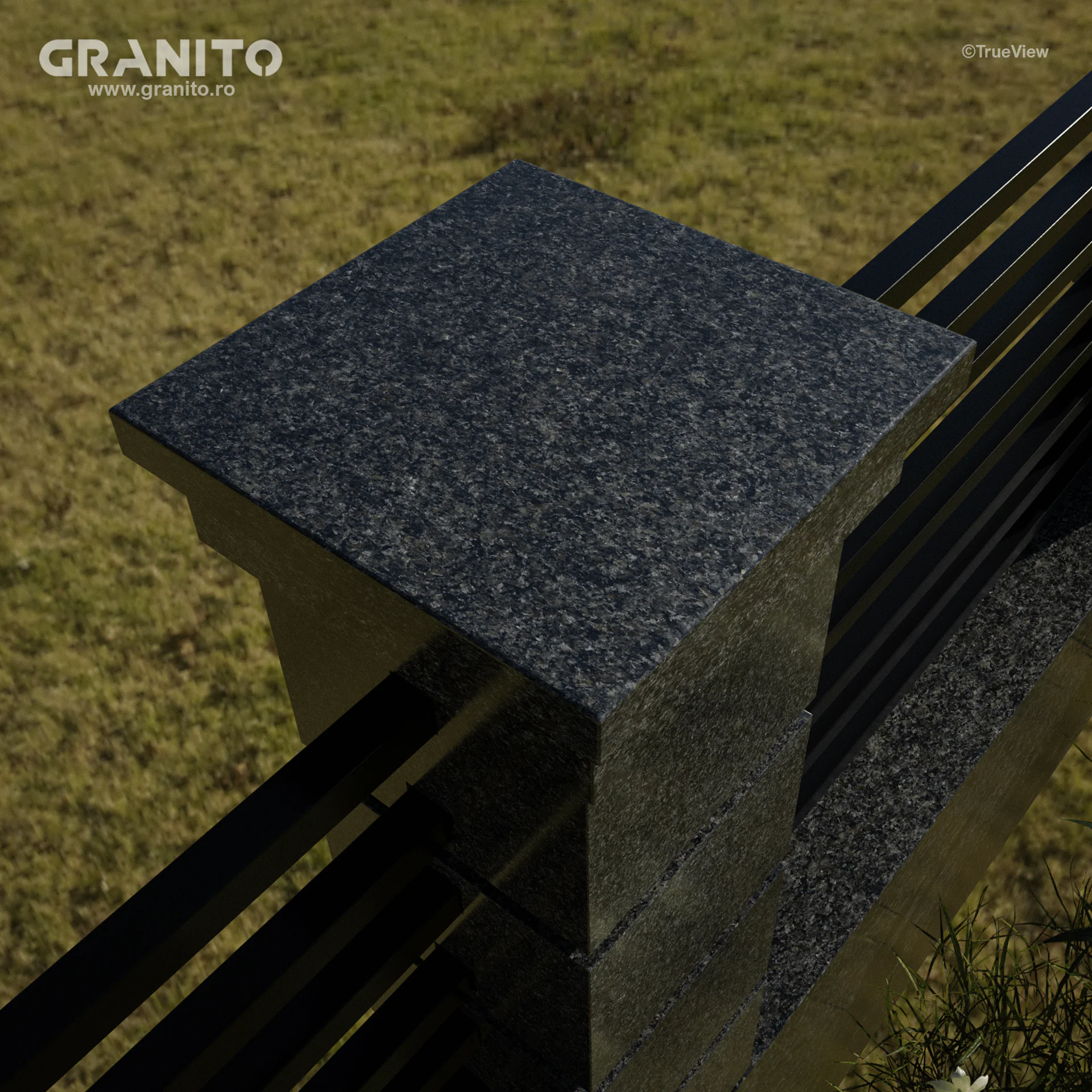 Capace pentru Gard Granit Nero Africa - Image 4
