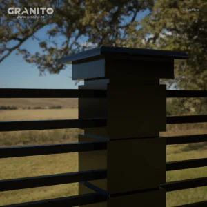 Capace pentru Gard Granit Negru Absolut - Image 4