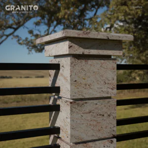 Capace pentru Gard Granit Ivory Brown - Image 3