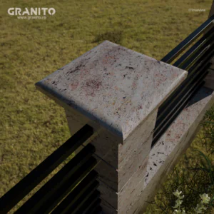 Capace pentru Gard Granit Ivory Brown