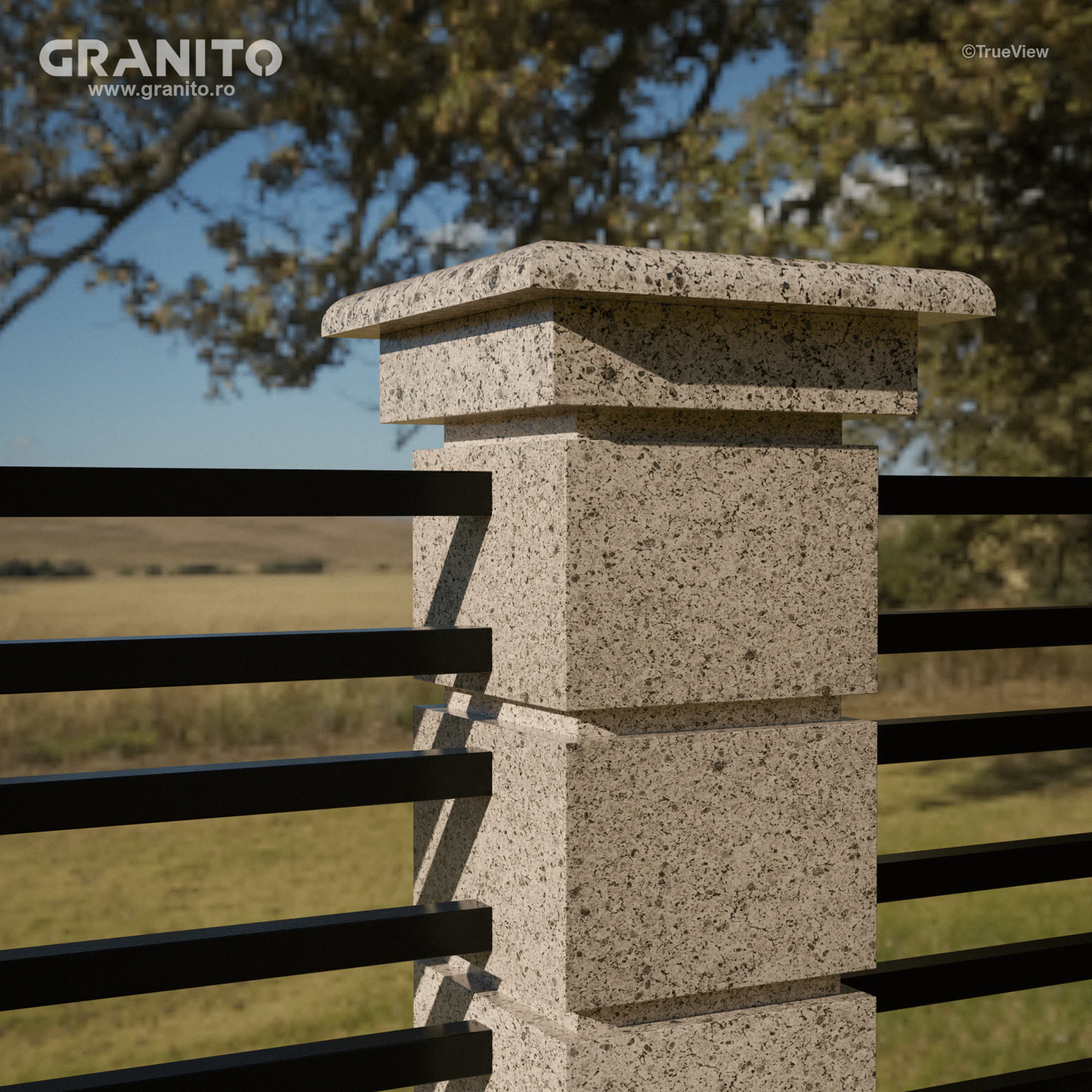 Capace pentru Gard Granit Ghazal - Image 3