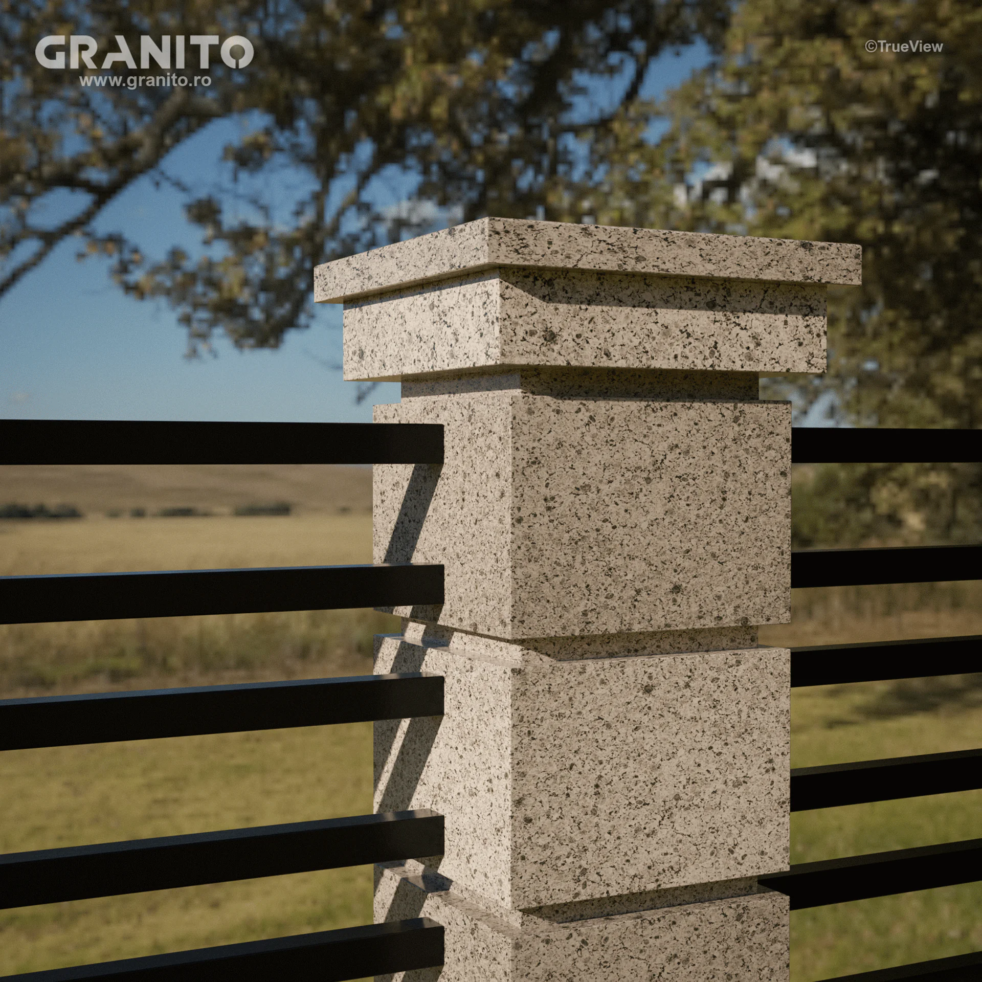 Capace pentru Gard Granit Ghazal - Image 6