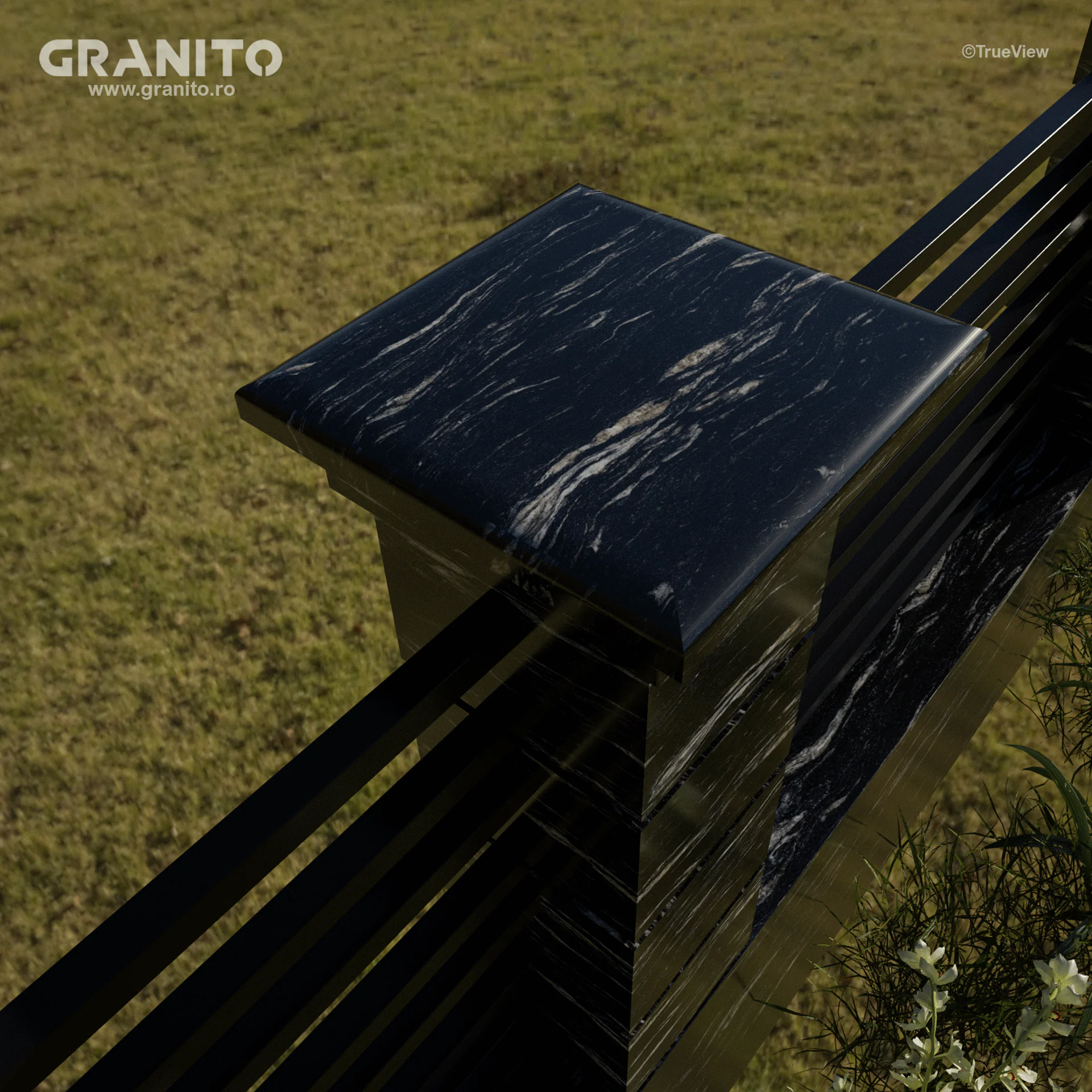 Capace pentru Gard Granit Blue Night - Image 3