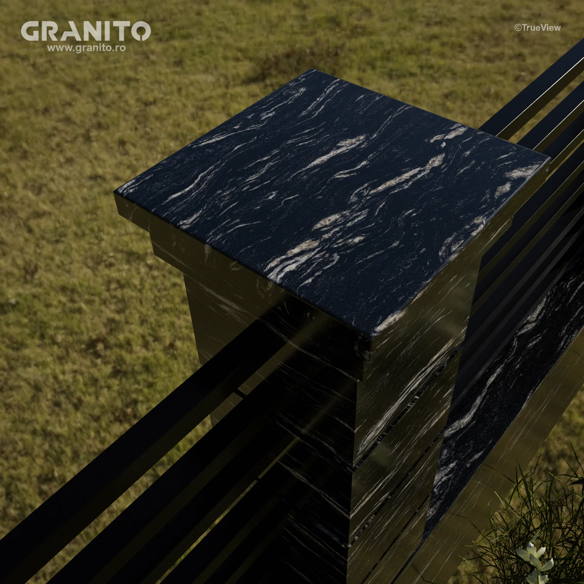 Capace pentru Gard Granit Blue Night - Image 1