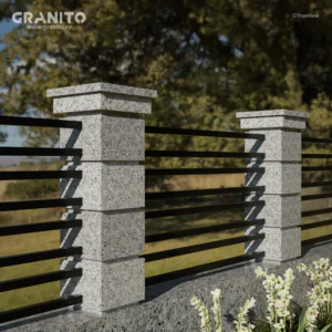 Capace pentru Gard Granit Bianco Sardo Periat - Image 2