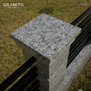 Capace pentru Gard Granit Bianco Sardo Periat - Image 3