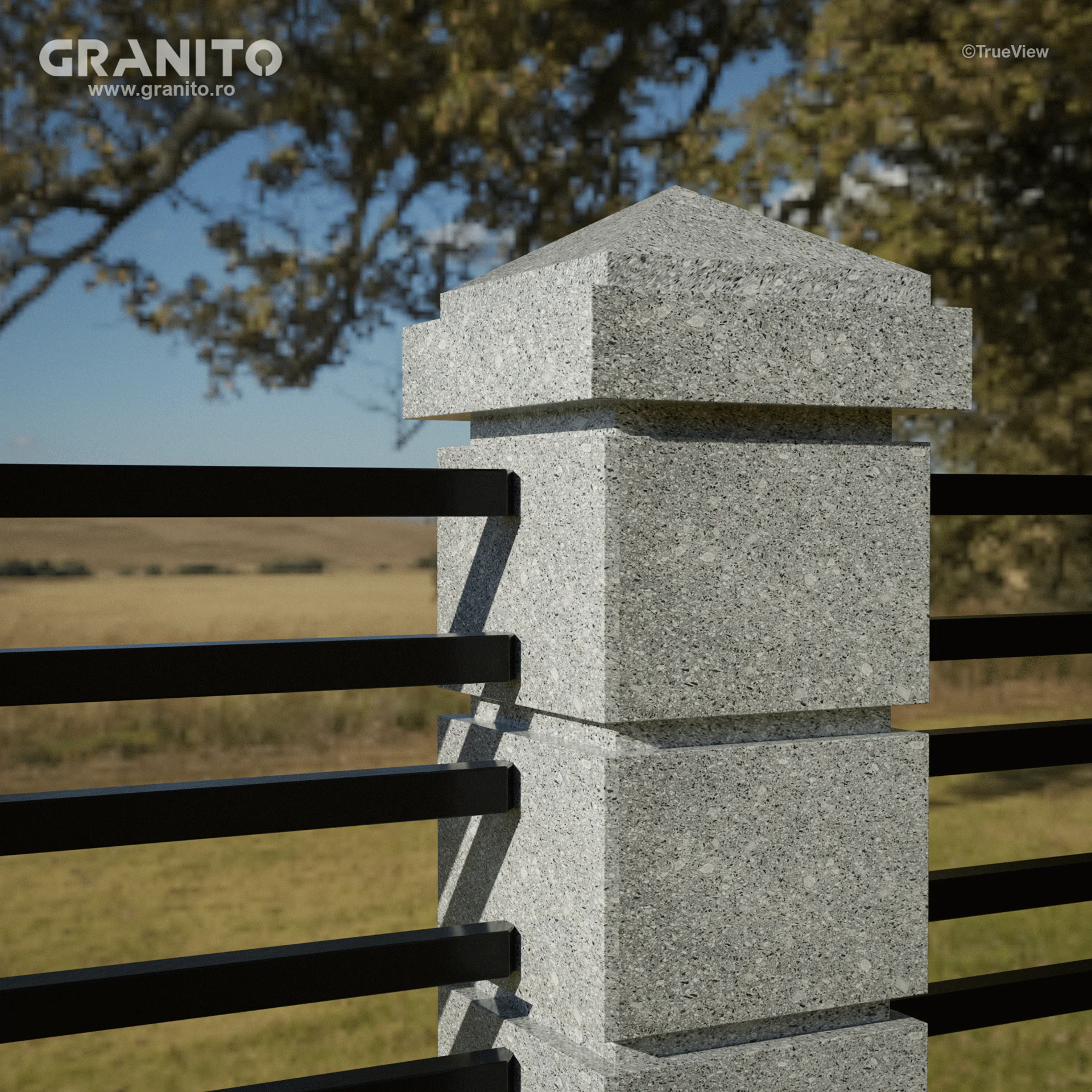 Capace pentru Gard Andezit Pietroasa - Image 1