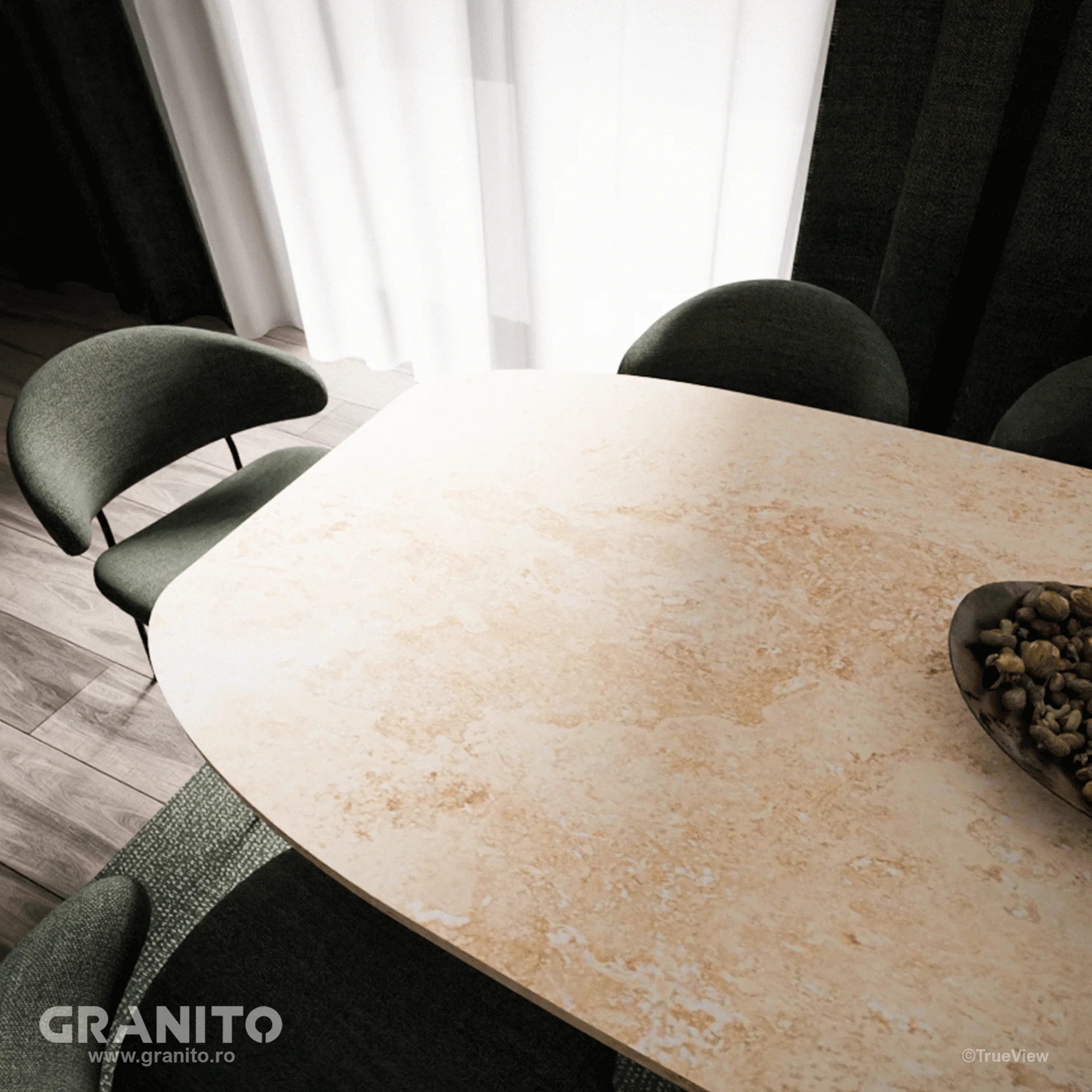 Mese Travertin Clasic Cross Cut - Image 4