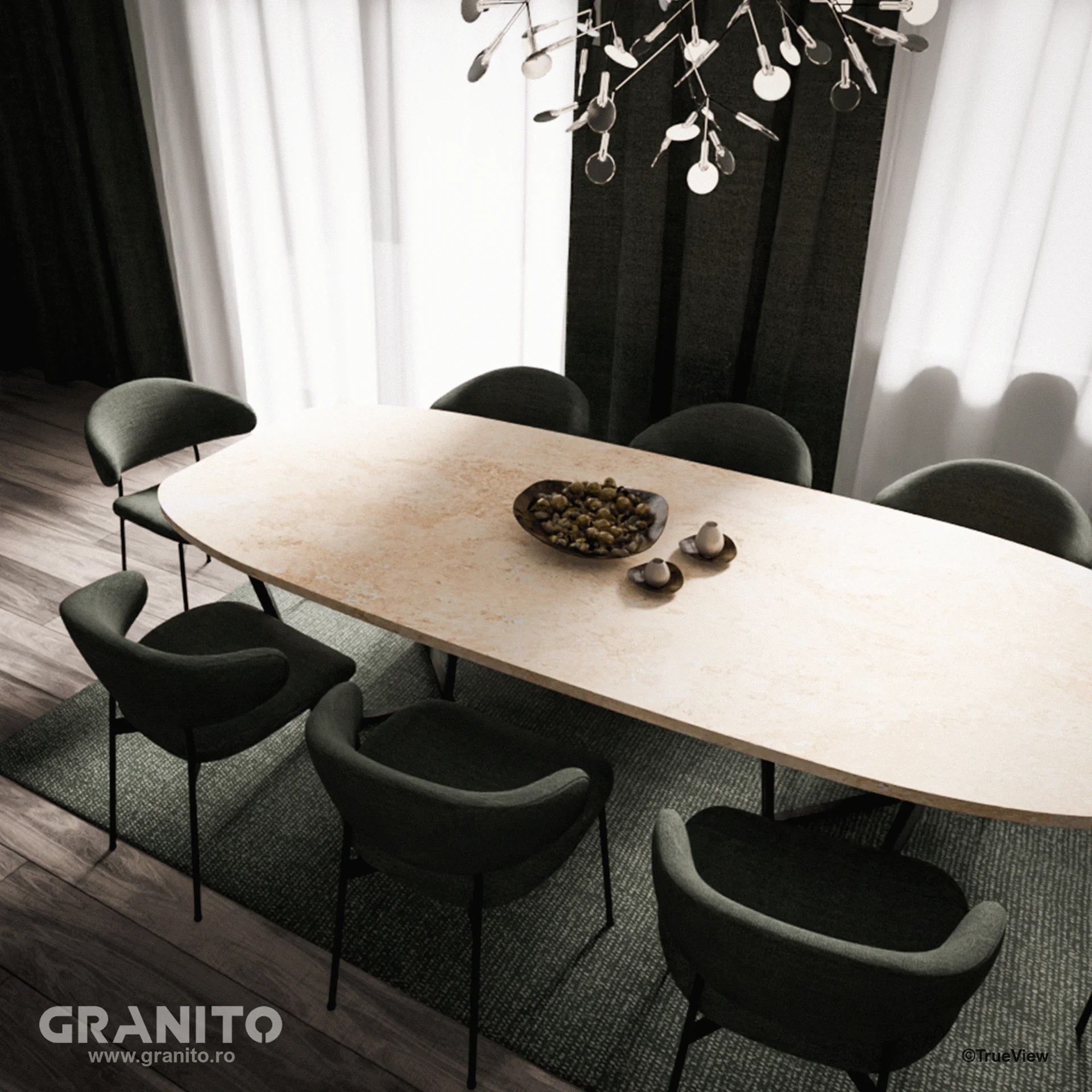 Mese Travertin Clasic Cross Cut - Image 2