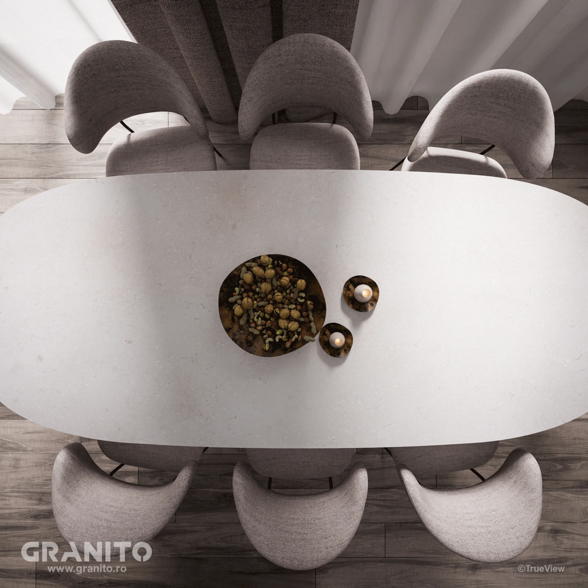 Mese Marmură Galala - Image 3