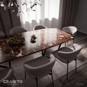 Mese Marmură Emperador Dark - Image 3