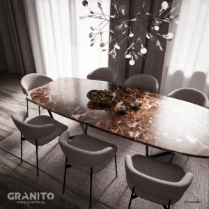 Mese Marmură Emperador Dark - Image 2