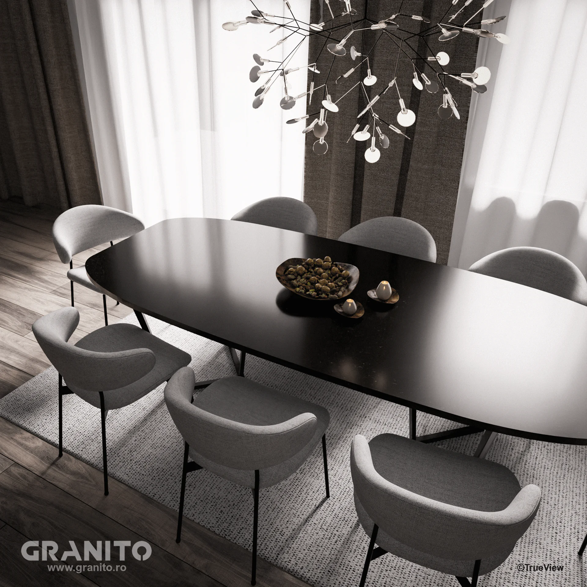 Mese Granit Negru Absolut - Image 2