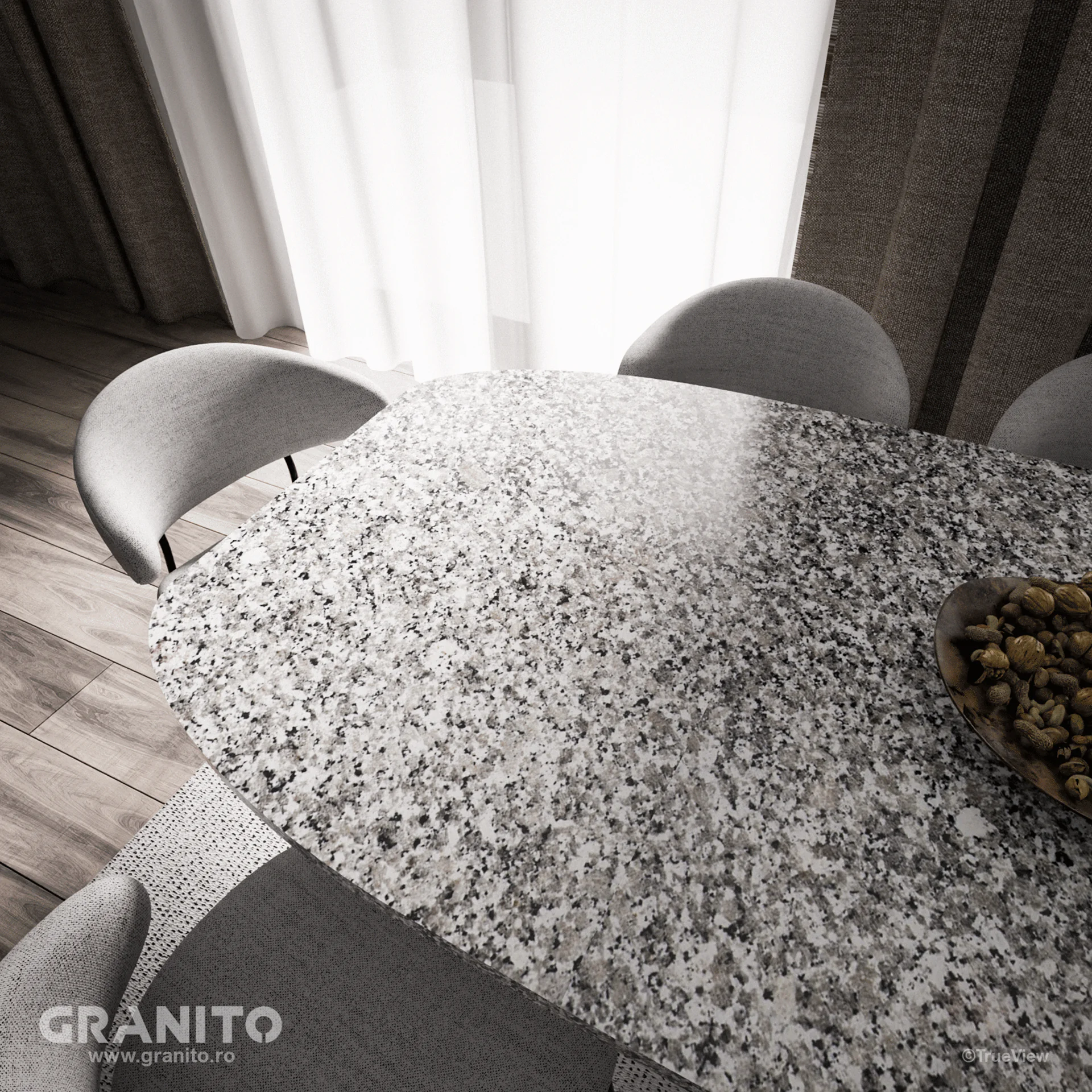 Granit Bianco Sardo Lustruit - Image 4