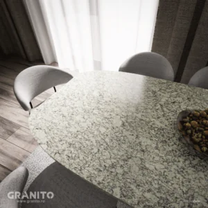 Mese Granit Bianco Fiesta