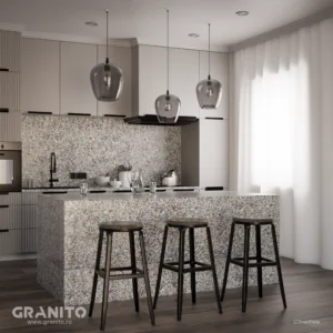 Blaturi de Bucătărie și Insule Granit Bianco Sardo Lustruit - Image 4