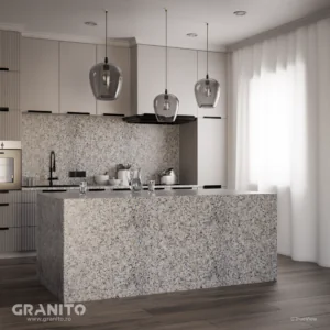 Blaturi de Bucătărie și Insule Granit Bianco Sardo Periat - Image 4