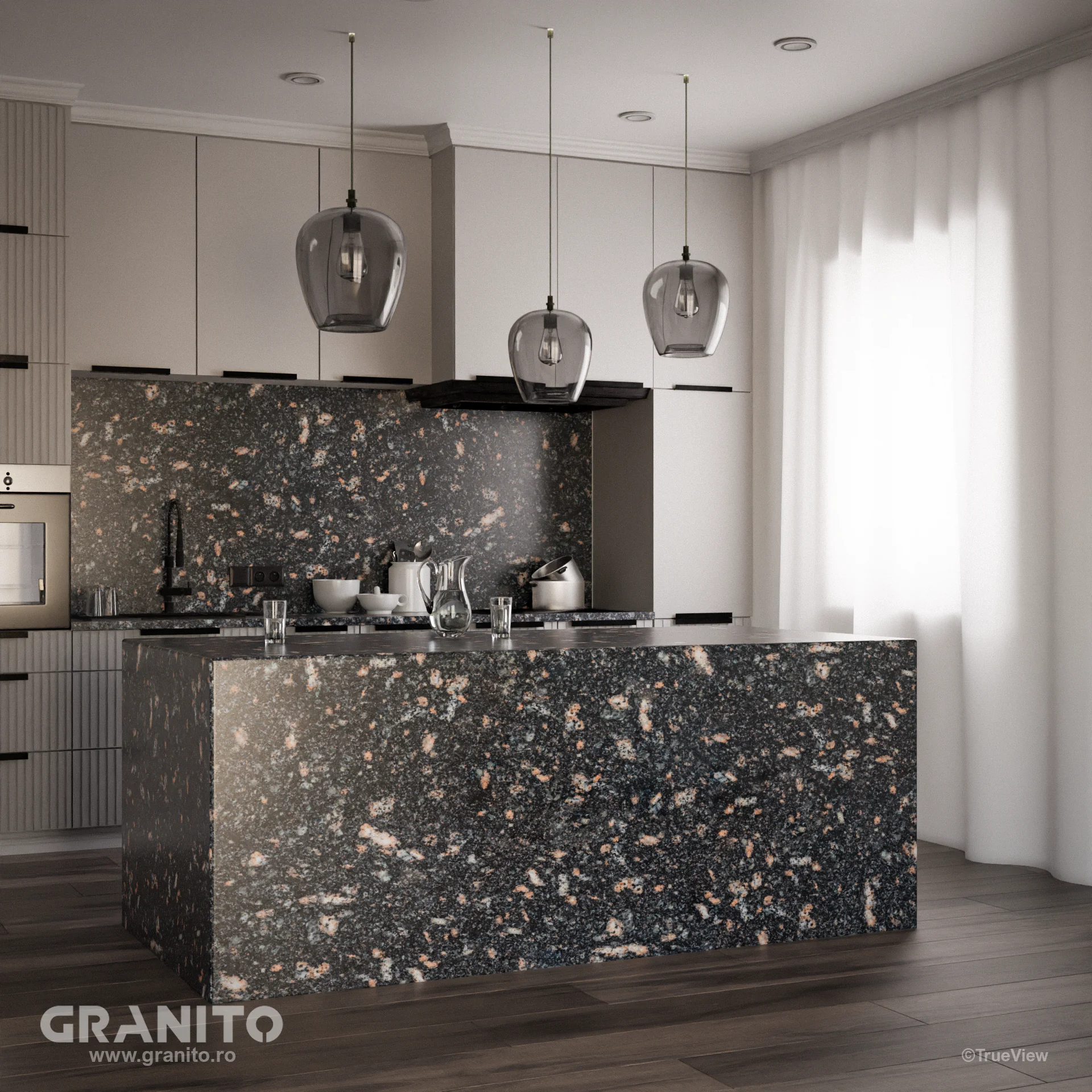Blaturi de Bucătărie și Insule Granit Black Aswan - Image 4