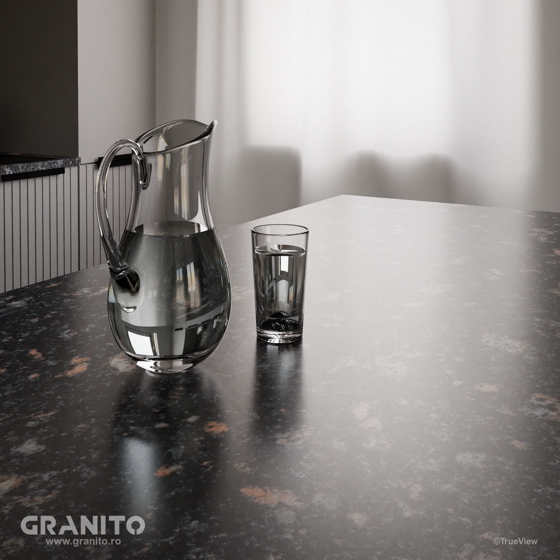 Blaturi de Bucătărie și Insule Granit Black Aswan - Image 1