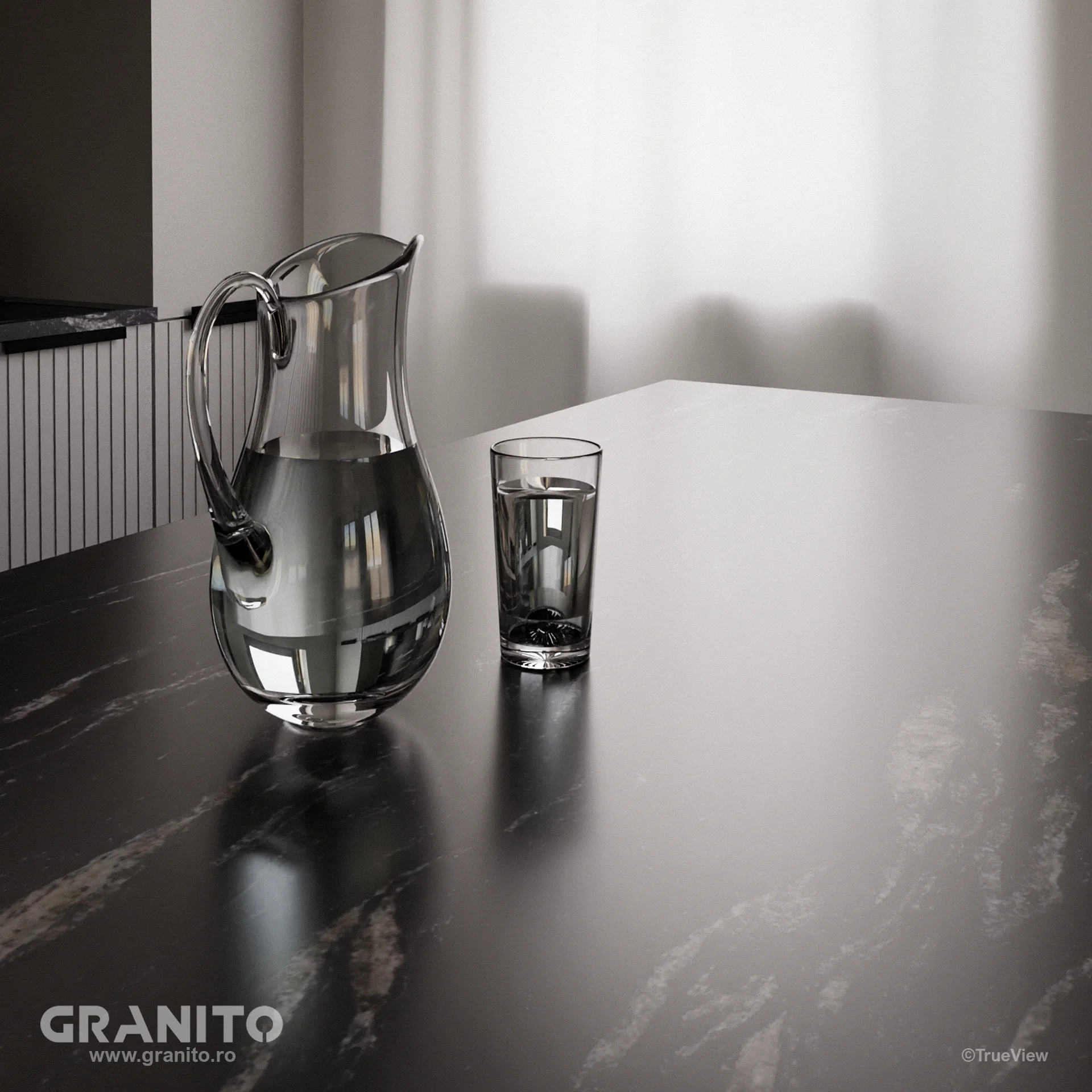 Blaturi de Bucătărie și Insule Granit Blue Night - Image 2