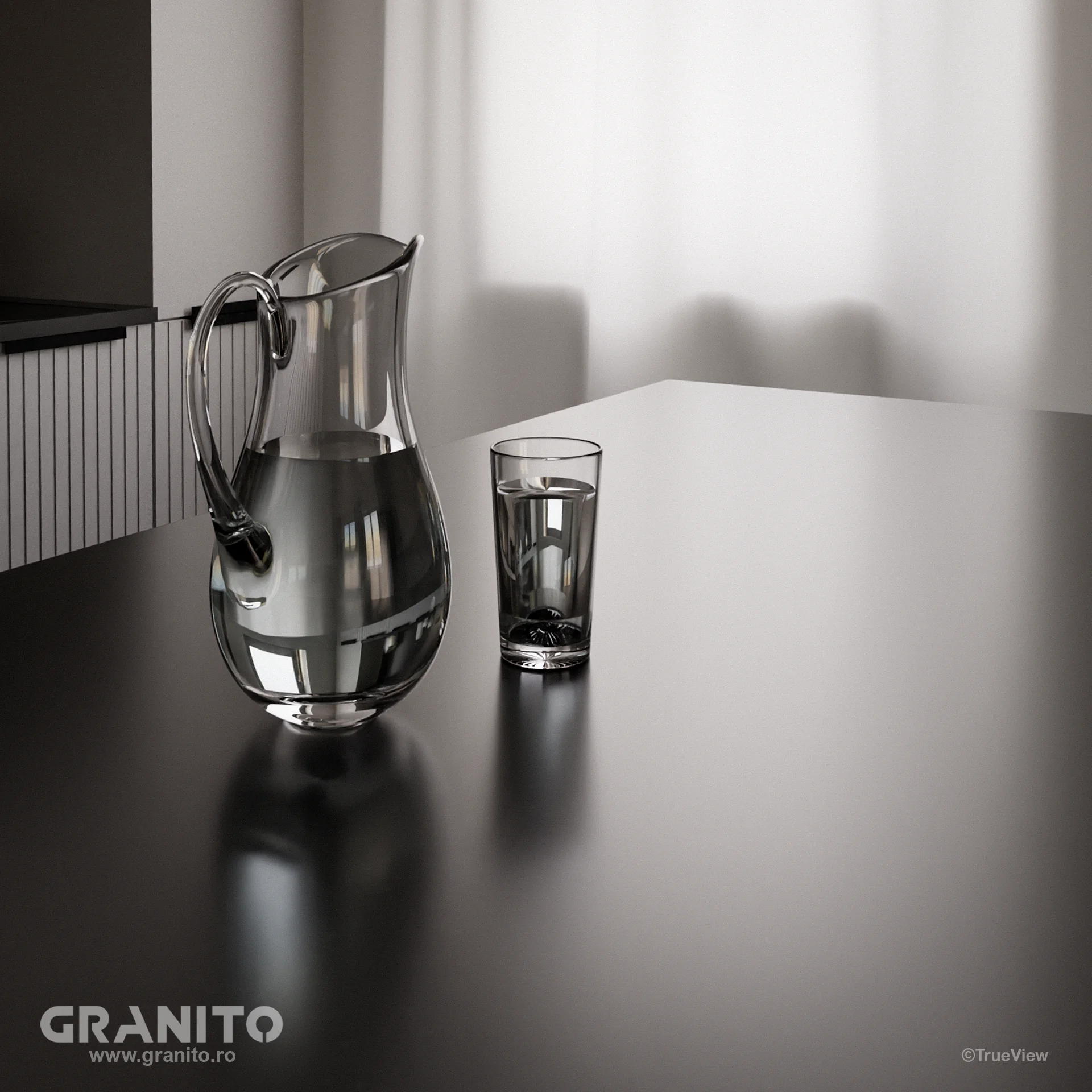 Blaturi de Bucătărie și Insule Granit Negru Absolut - Image 3