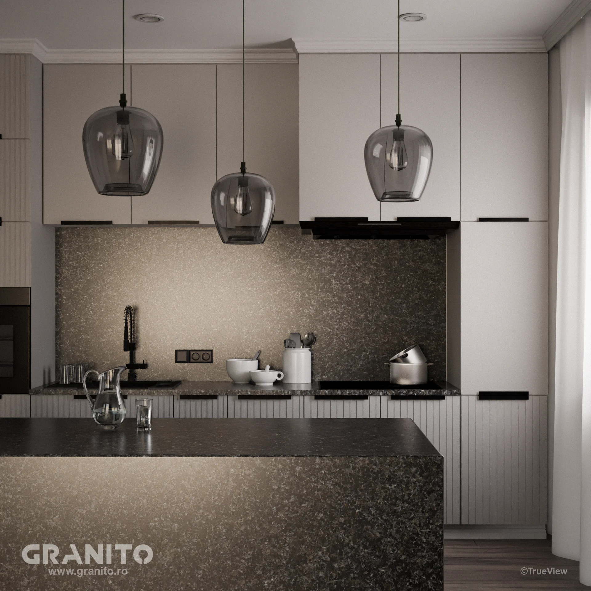 Blaturi de Bucătărie și Insule Granit Nero Africa - Image 1