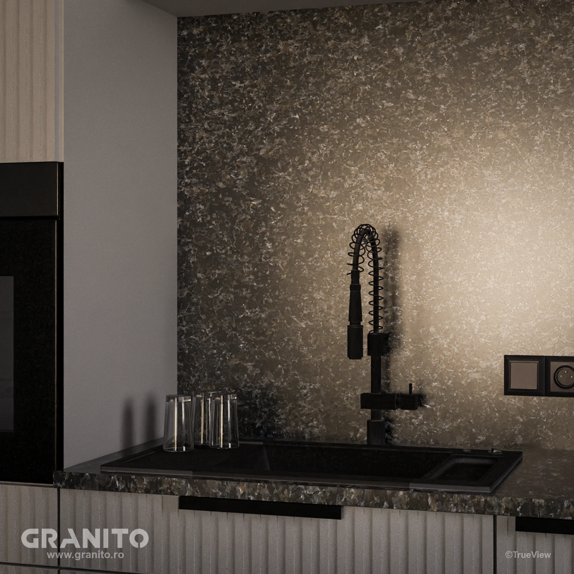 Blaturi de Bucătărie și Insule Granit Nero Africa - Image 2