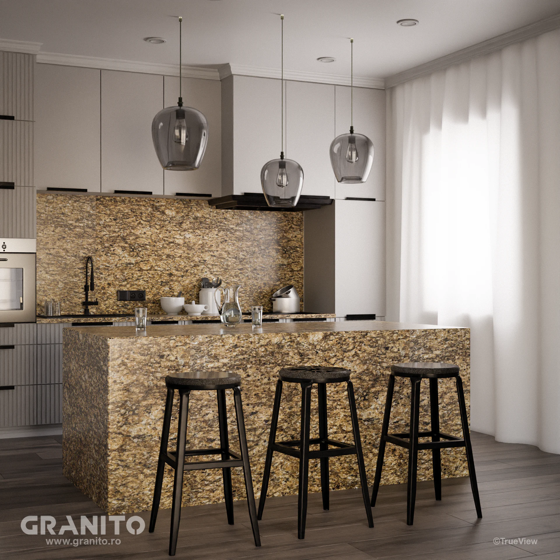 Blaturi de Bucătărie și Insule Granit Veneciatus - Image 4