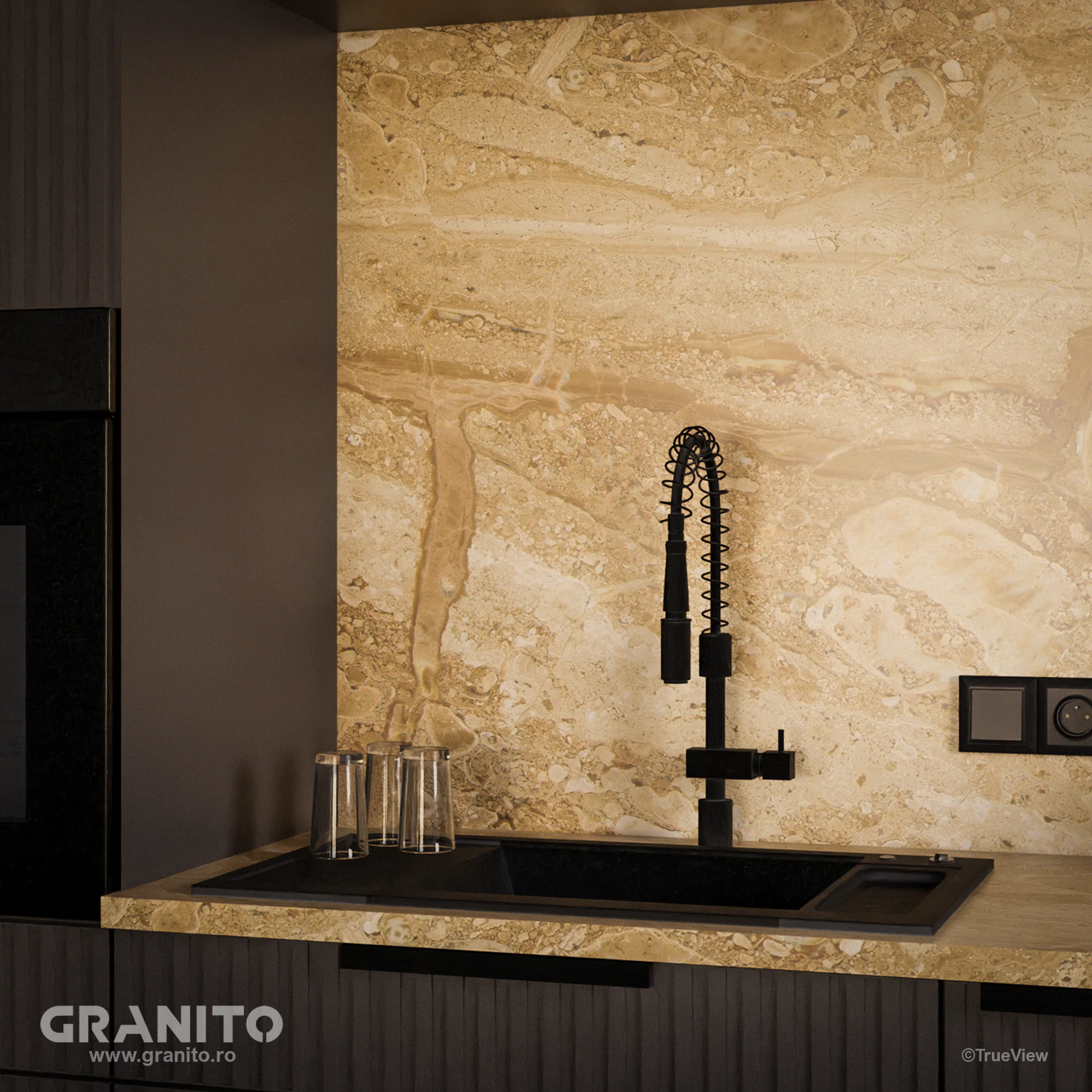 Blaturi de Bucătărie și Insule Marmură Breccia Sarda - Image 2