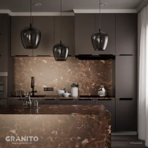 Blaturi de Bucătărie și Insule Marmură Emperador Dark - Image 3