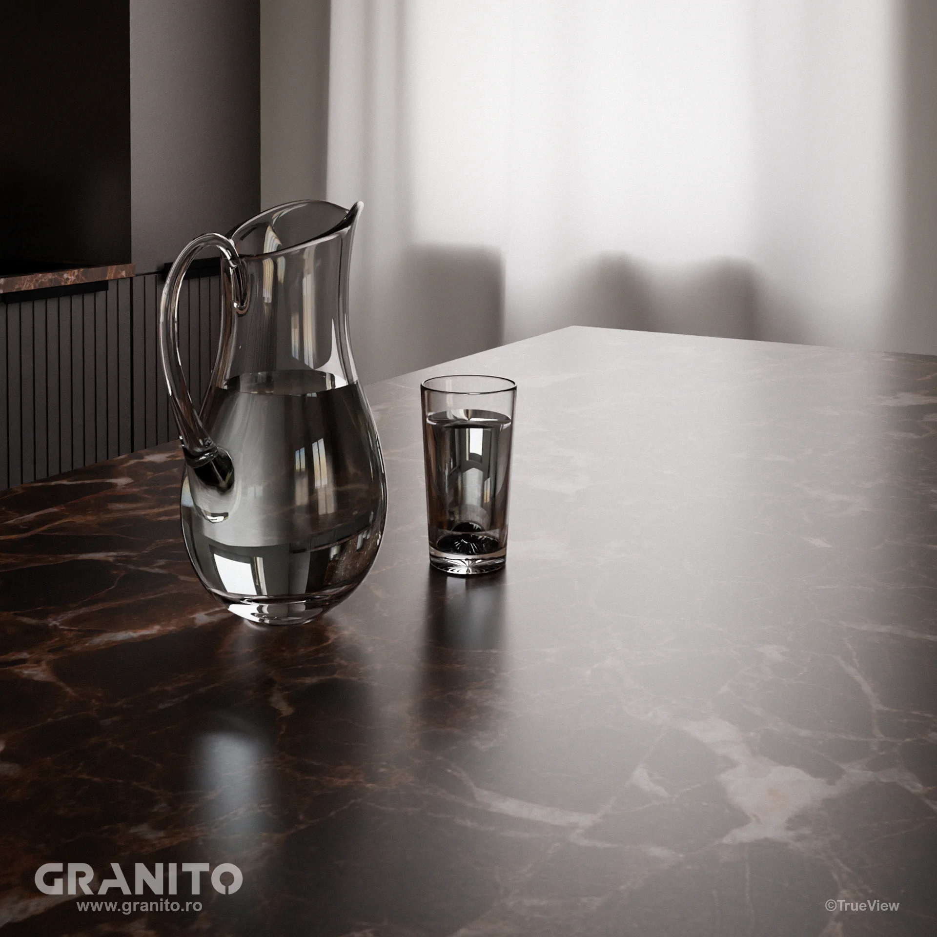 Blaturi de Bucătărie și Insule Marmură Emperador Dark - Image 1