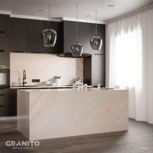 Blaturi de Bucătărie și Insule Marmură Rușchița Alb-Gălbui - Image 5