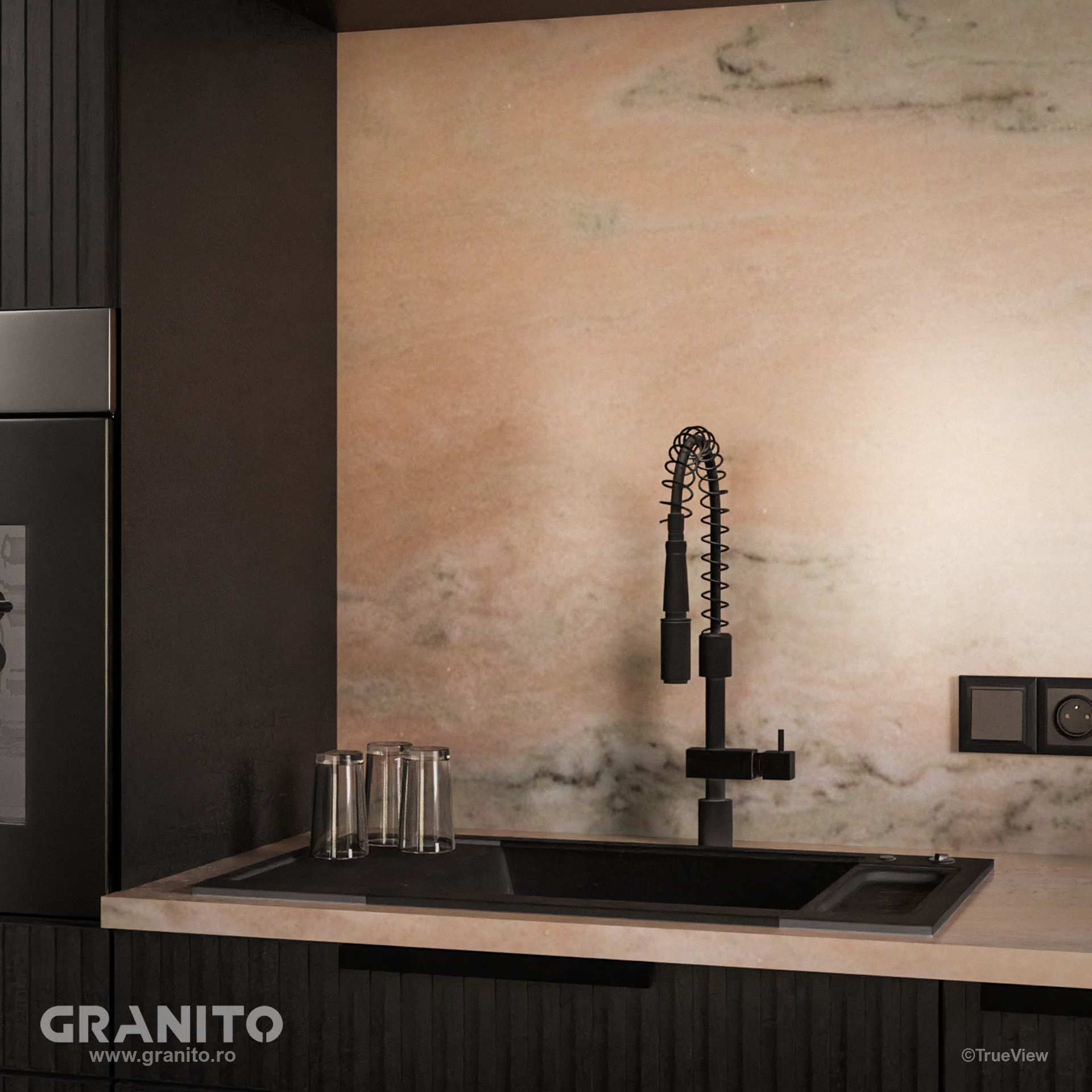 Blaturi de Bucătărie și Insule Marmură Rușchița Roz-Intens - Image 5