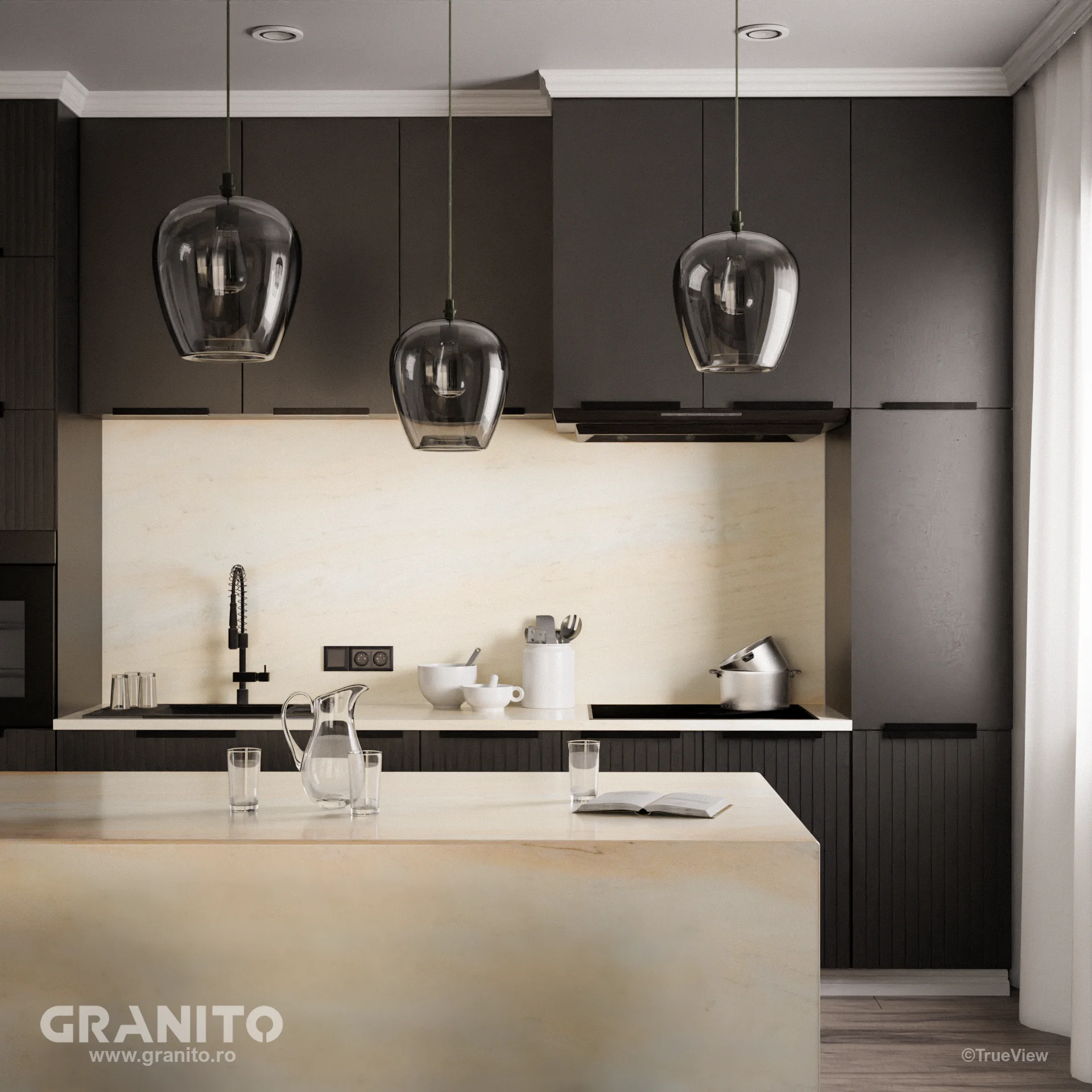 Blaturi de Bucătărie și Insule Marmură Rușchița Roz-Pal - Image 3