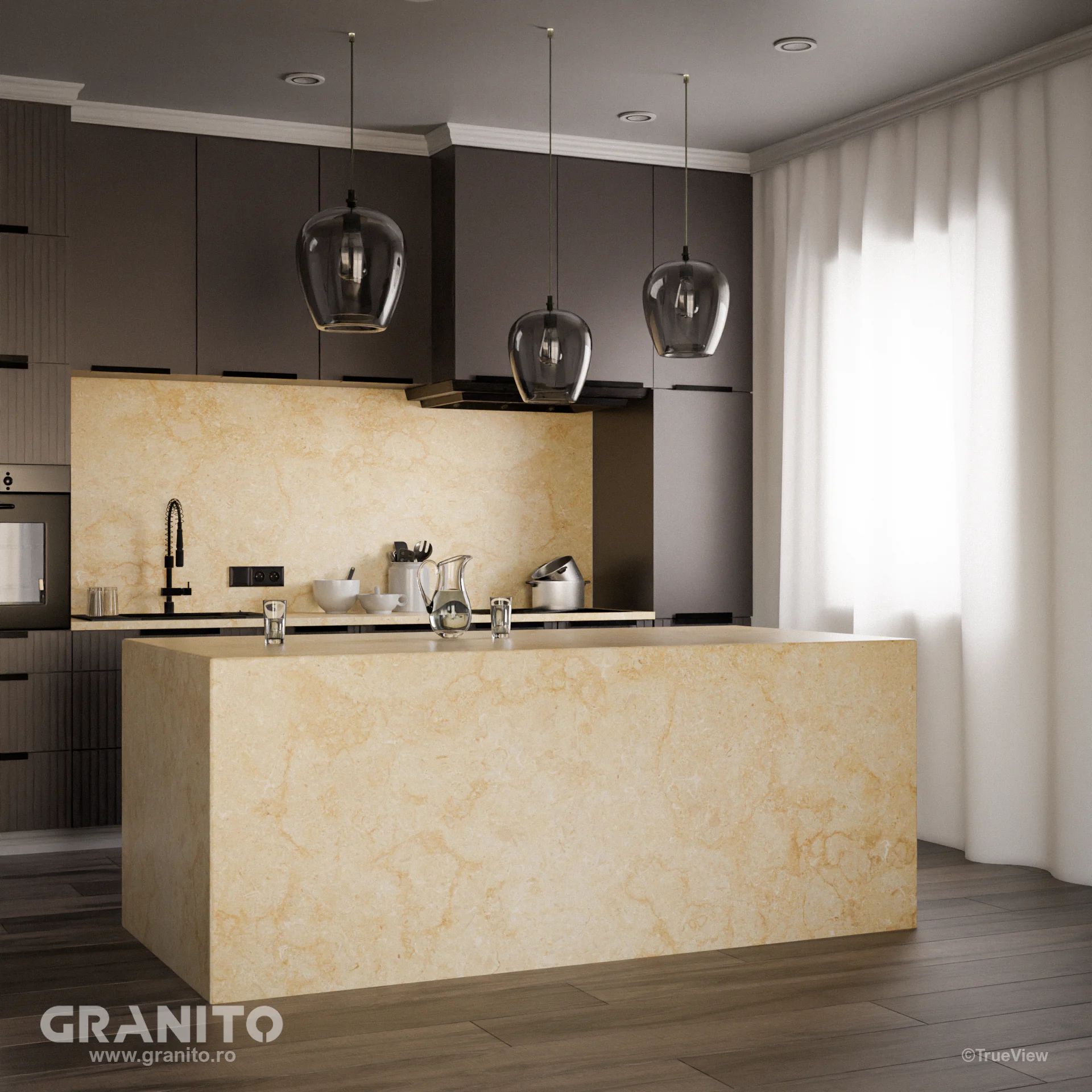 Blaturi de Bucătărie și Insule Marmură Sunny - Image 4