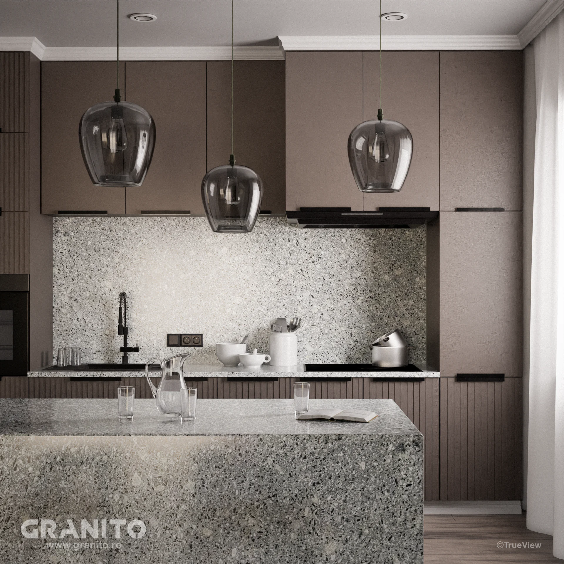 Blaturi de Bucătărie și Insule Andezit Pietroasa - Image 2