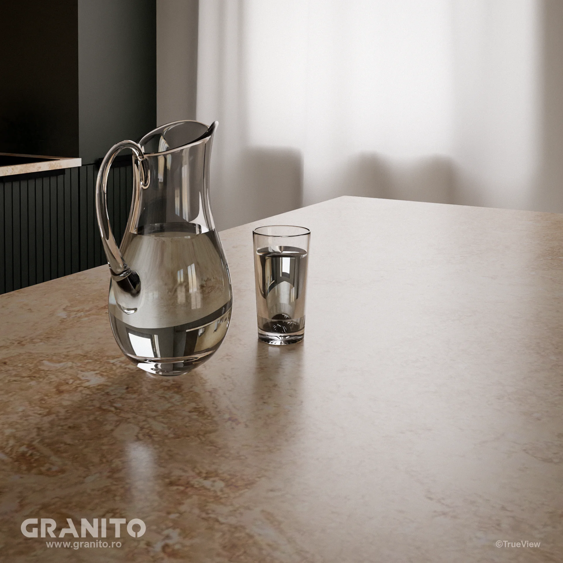 Blaturi de Bucătărie și Insule Travertin Clasic Cross Cut - Image 3