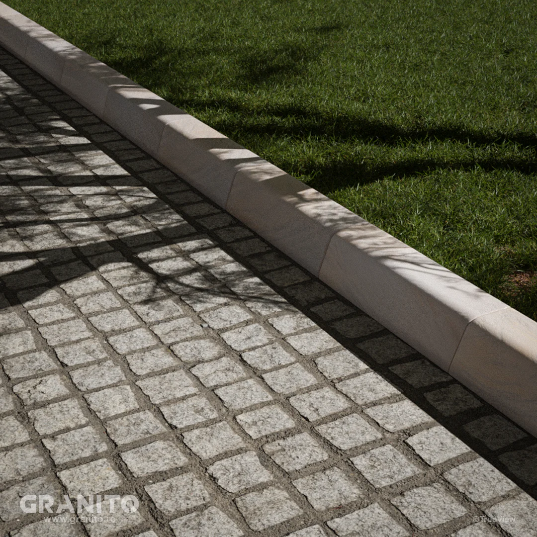 Borduri Marmură Rușchița Alb-Gălbui - Image 4