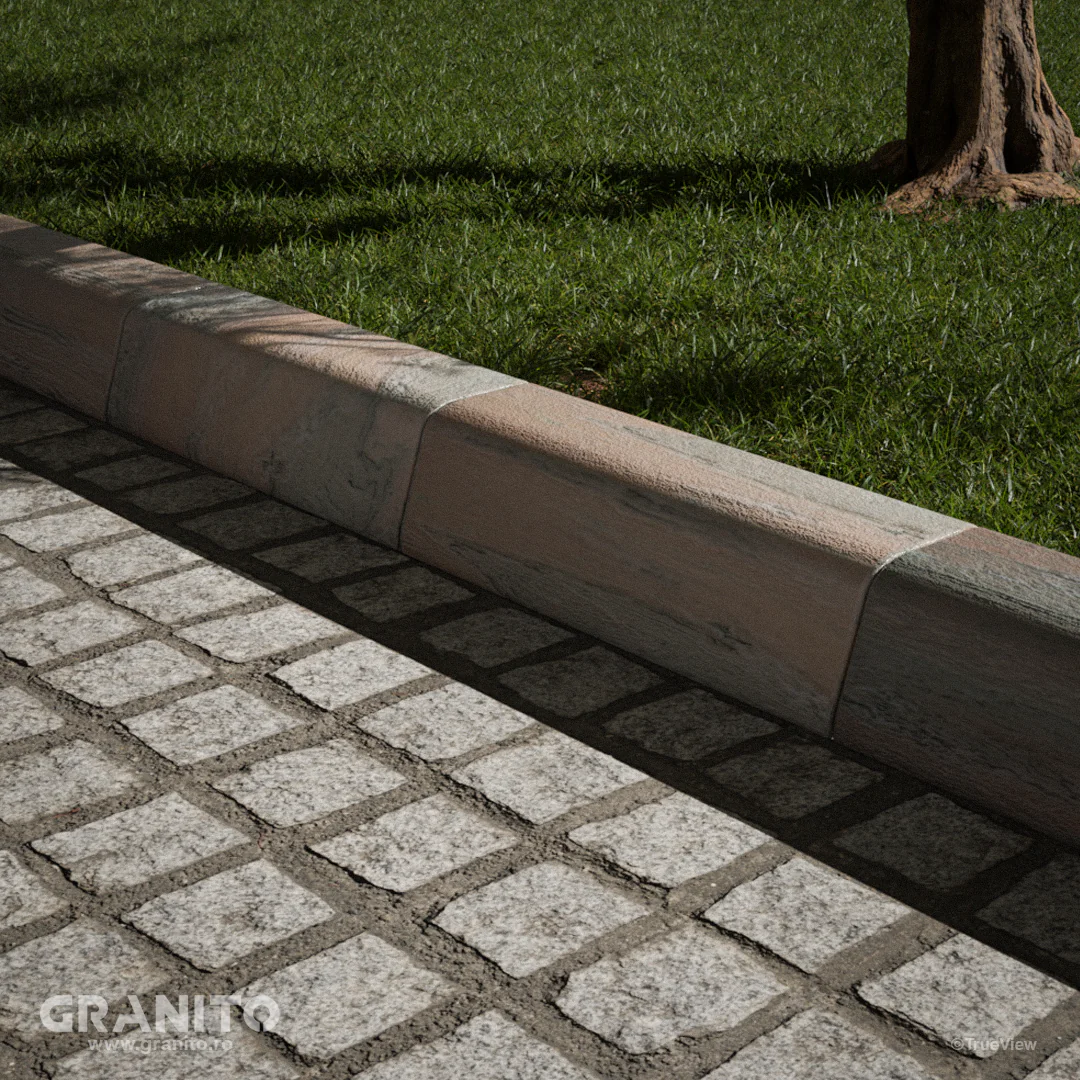 Borduri Marmură Rușchița Roz-Intens - Image 2