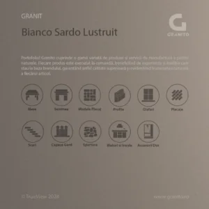 Granit Bianco Sardo Lustruit - Image 5